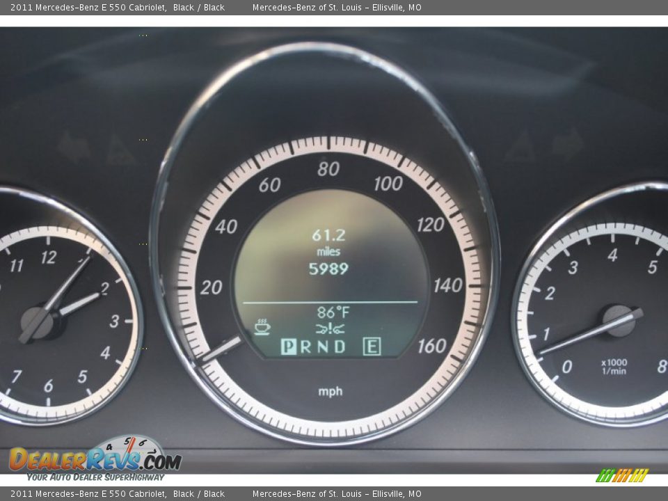 2011 Mercedes-Benz E 550 Cabriolet Black / Black Photo #3