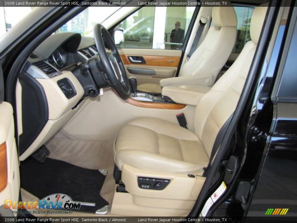 2008 Land Rover Range Rover Sport HSE Santorini Black / Almond Photo #2