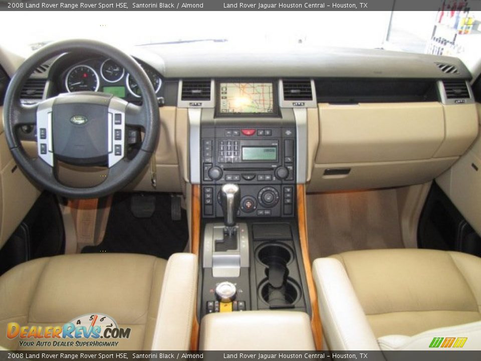 2008 Land Rover Range Rover Sport HSE Santorini Black / Almond Photo #3