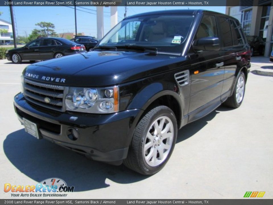 2008 Land Rover Range Rover Sport HSE Santorini Black / Almond Photo #5
