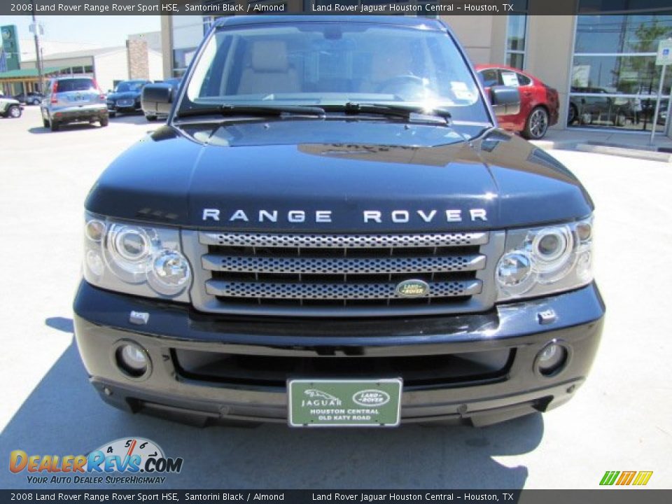 2008 Land Rover Range Rover Sport HSE Santorini Black / Almond Photo #6