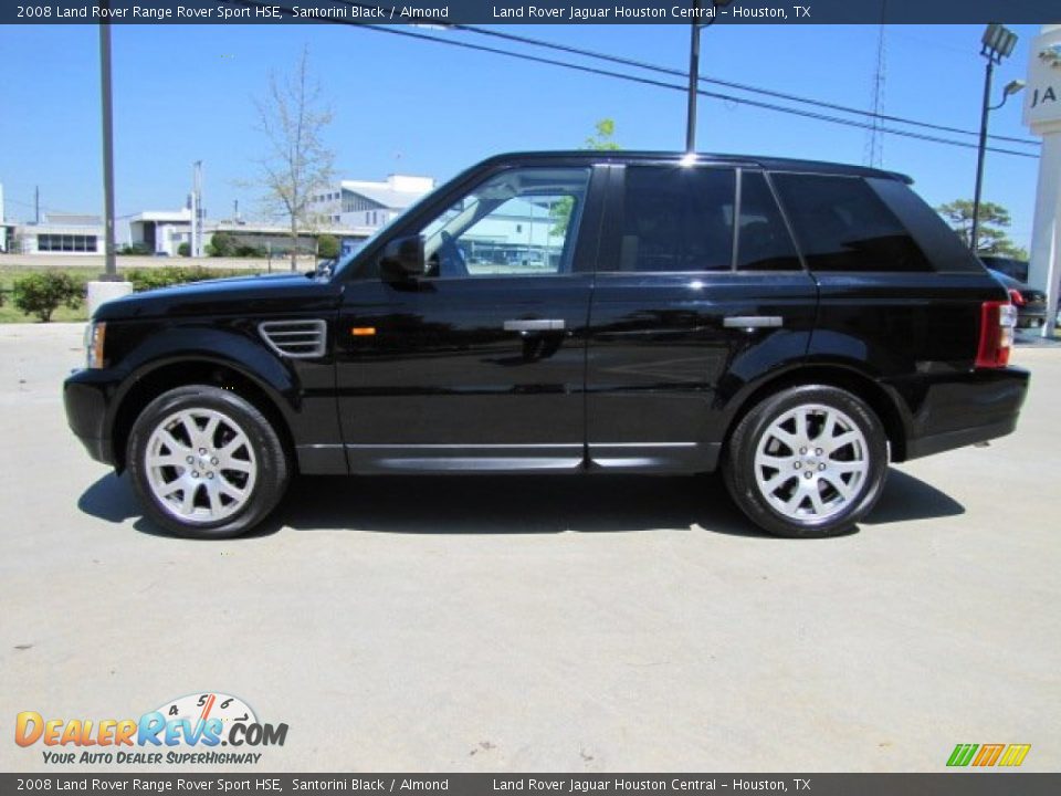 2008 Land Rover Range Rover Sport HSE Santorini Black / Almond Photo #7