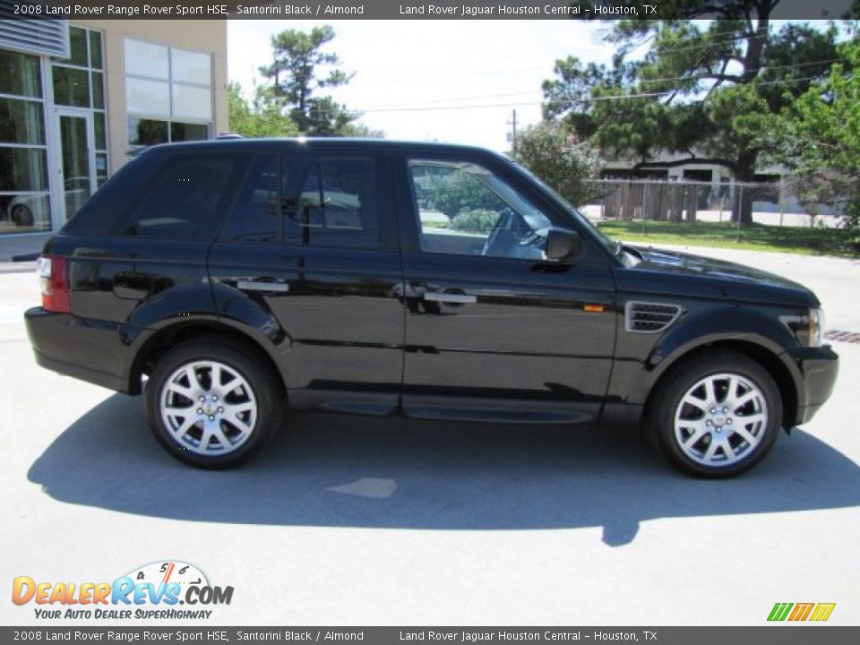 2008 Land Rover Range Rover Sport HSE Santorini Black / Almond Photo #11