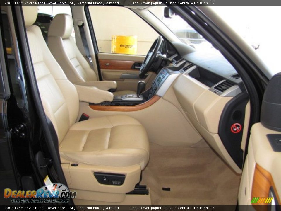 2008 Land Rover Range Rover Sport HSE Santorini Black / Almond Photo #12