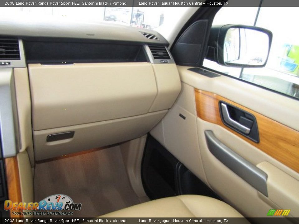 2008 Land Rover Range Rover Sport HSE Santorini Black / Almond Photo #22
