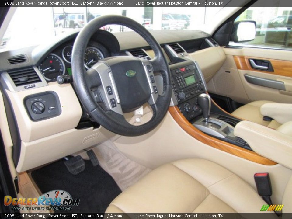 2008 Land Rover Range Rover Sport HSE Santorini Black / Almond Photo #25