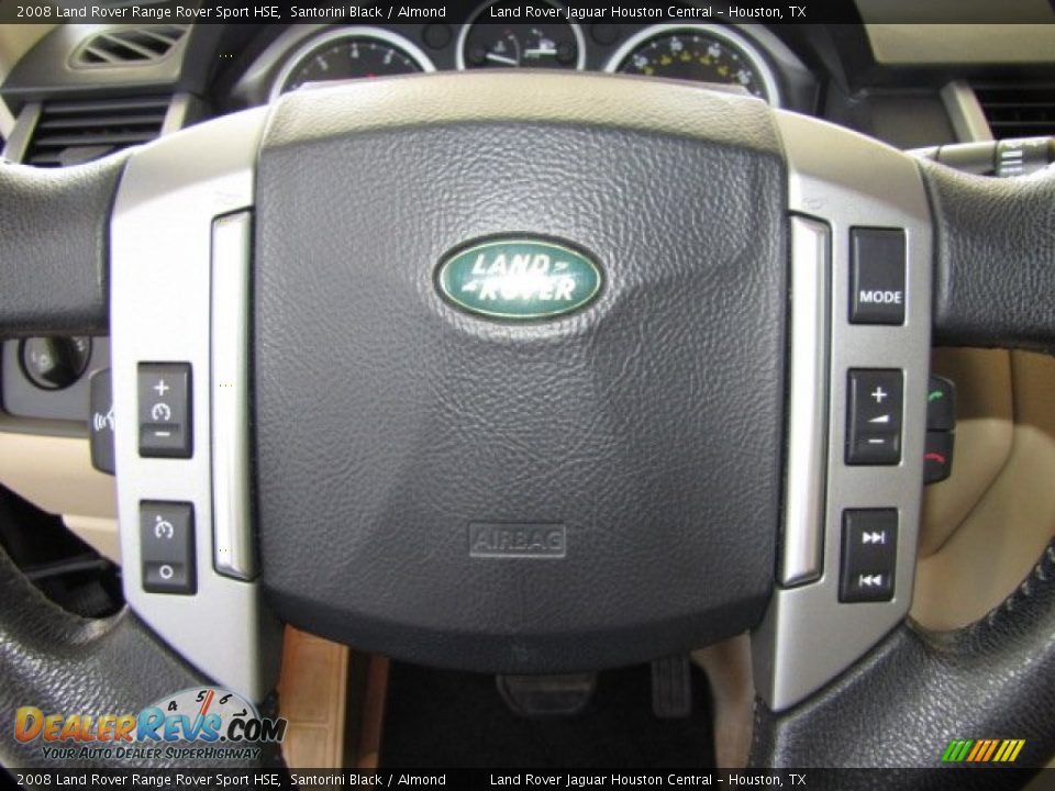 2008 Land Rover Range Rover Sport HSE Santorini Black / Almond Photo #26