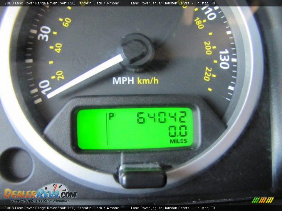 2008 Land Rover Range Rover Sport HSE Santorini Black / Almond Photo #28