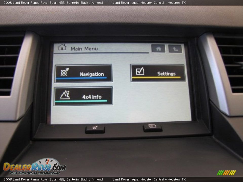 2008 Land Rover Range Rover Sport HSE Santorini Black / Almond Photo #29