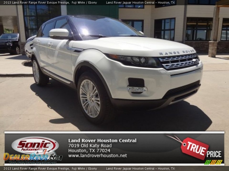 2013 Land Rover Range Rover Evoque Prestige Fuji White / Ebony Photo #1