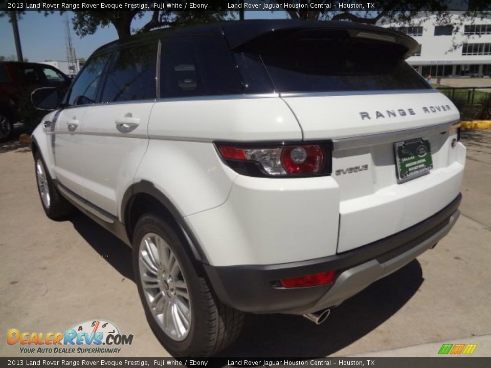 2013 Land Rover Range Rover Evoque Prestige Fuji White / Ebony Photo #8
