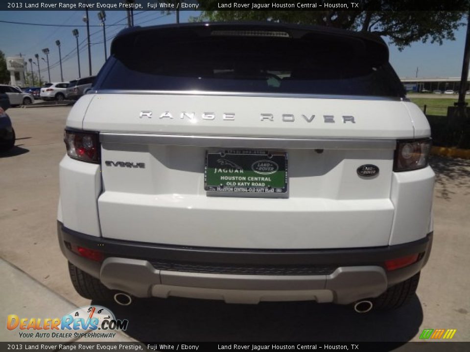 2013 Land Rover Range Rover Evoque Prestige Fuji White / Ebony Photo #9
