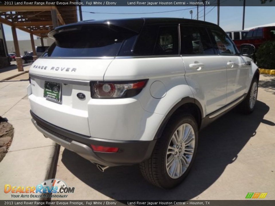 2013 Land Rover Range Rover Evoque Prestige Fuji White / Ebony Photo #10