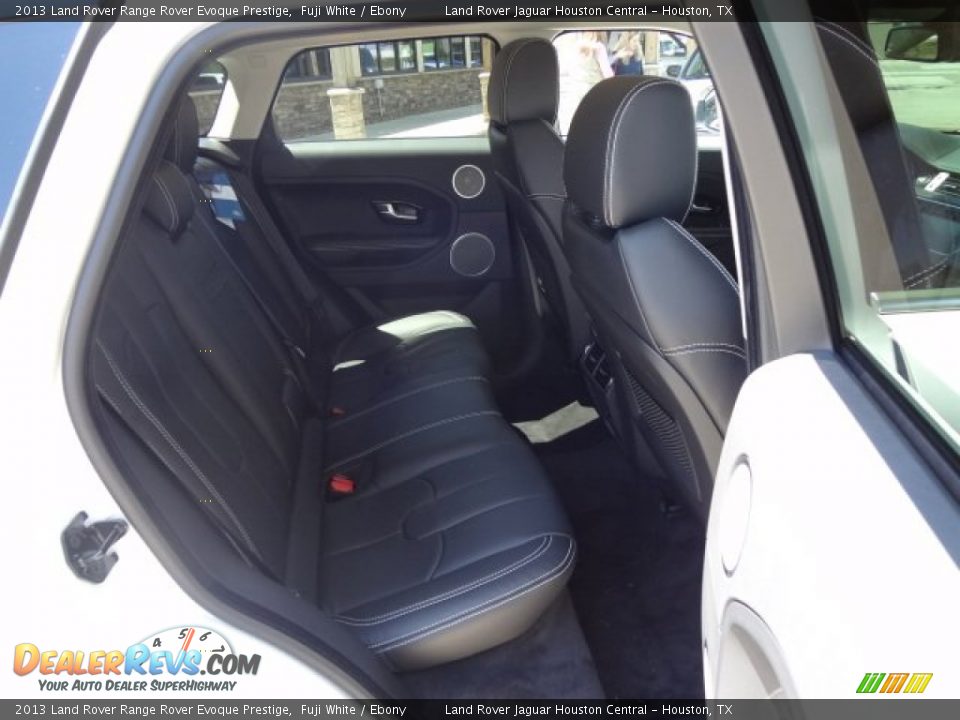 Rear Seat of 2013 Land Rover Range Rover Evoque Prestige Photo #14