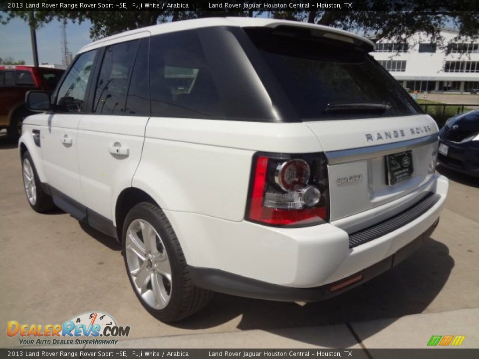 2013 Land Rover Range Rover Sport HSE Fuji White / Arabica Photo #8