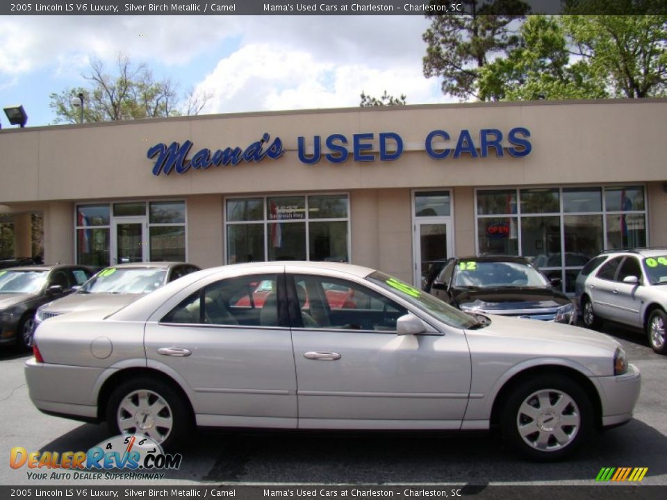 2005 Lincoln LS V6 Luxury Silver Birch Metallic / Camel Photo #1