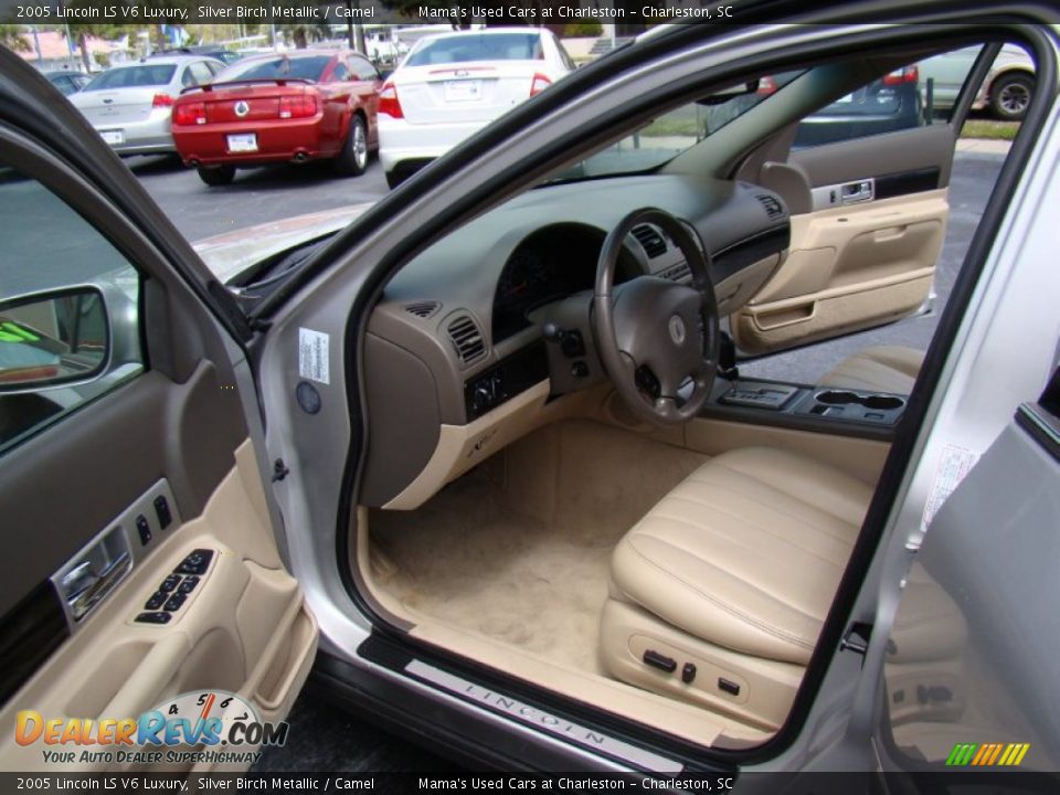 Camel Interior - 2005 Lincoln LS V6 Luxury Photo #9