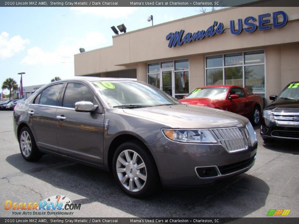 2010 Lincoln MKZ AWD Sterling Gray Metallic / Dark Charcoal Photo #2