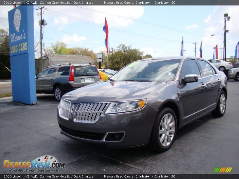 2010 Lincoln MKZ AWD Sterling Gray Metallic / Dark Charcoal Photo #4