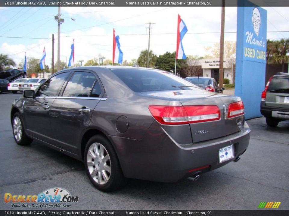 2010 Lincoln MKZ AWD Sterling Gray Metallic / Dark Charcoal Photo #6