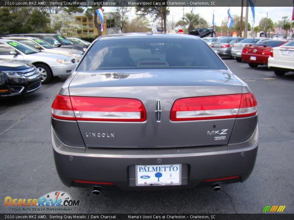 2010 Lincoln MKZ AWD Sterling Gray Metallic / Dark Charcoal Photo #7