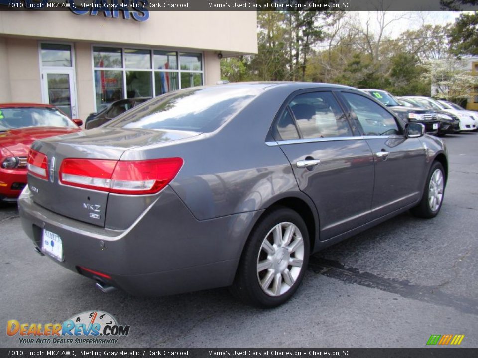 2010 Lincoln MKZ AWD Sterling Gray Metallic / Dark Charcoal Photo #8