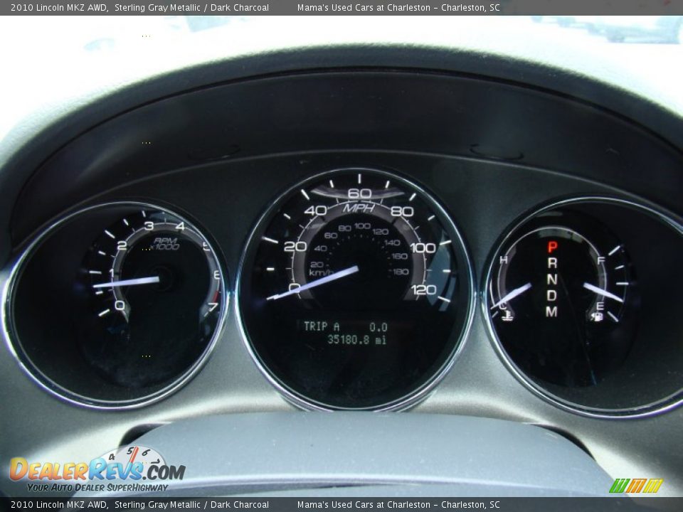 2010 Lincoln MKZ AWD Gauges Photo #22