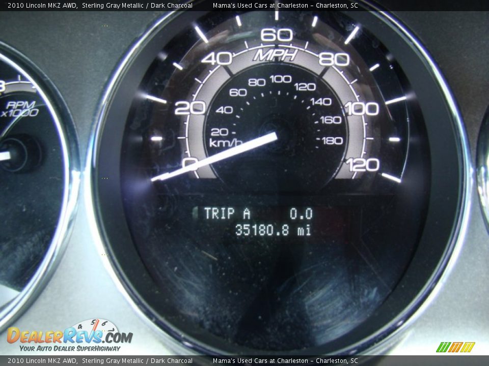 2010 Lincoln MKZ AWD Sterling Gray Metallic / Dark Charcoal Photo #23