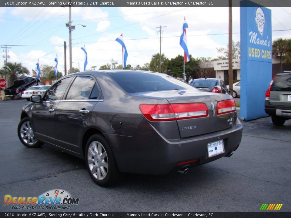 2010 Lincoln MKZ AWD Sterling Gray Metallic / Dark Charcoal Photo #29