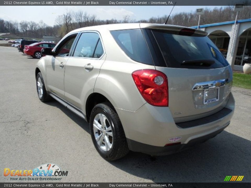2012 Chevrolet Equinox LS AWD Gold Mist Metallic / Jet Black Photo #4