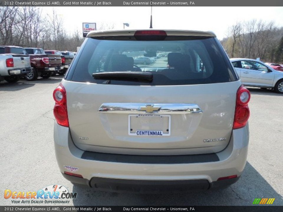2012 Chevrolet Equinox LS AWD Gold Mist Metallic / Jet Black Photo #5