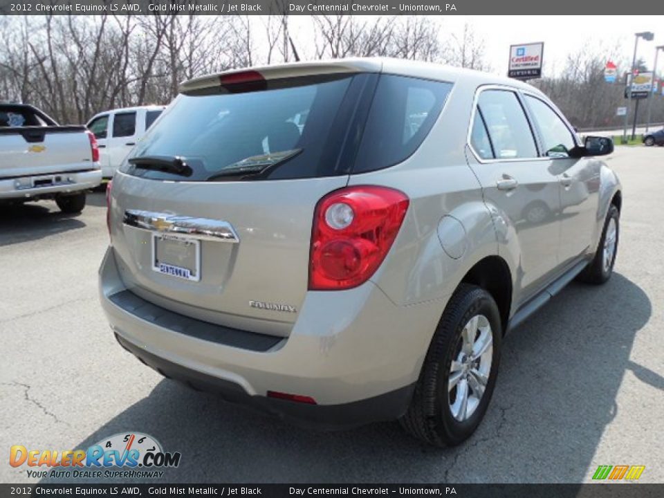 2012 Chevrolet Equinox LS AWD Gold Mist Metallic / Jet Black Photo #6