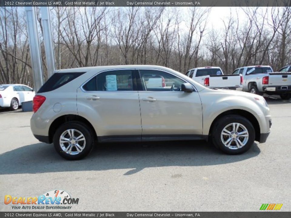2012 Chevrolet Equinox LS AWD Gold Mist Metallic / Jet Black Photo #7