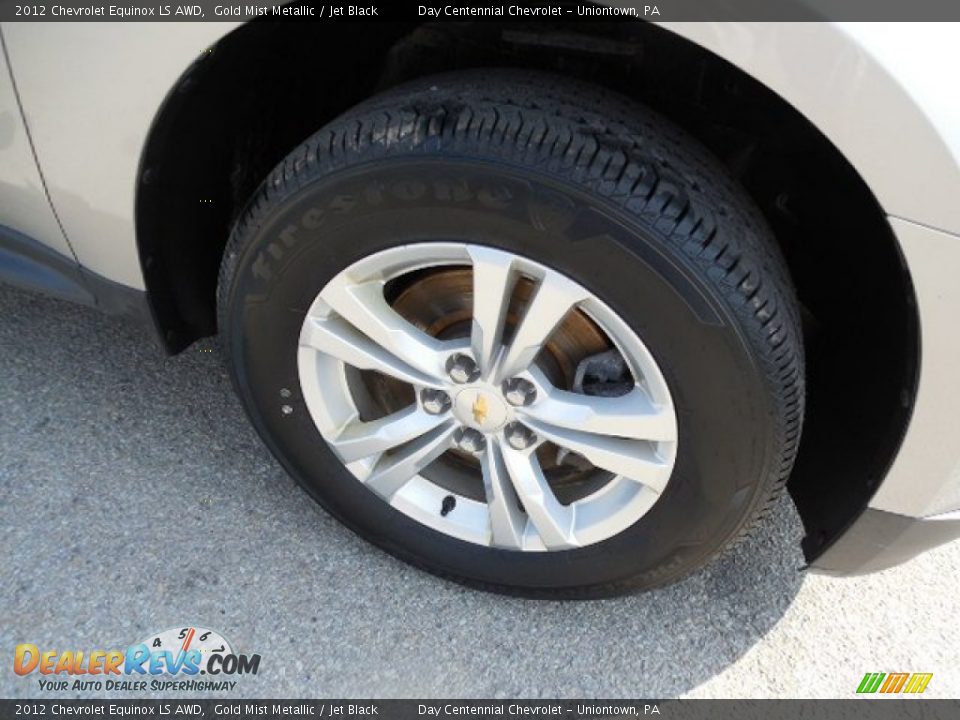 2012 Chevrolet Equinox LS AWD Gold Mist Metallic / Jet Black Photo #8