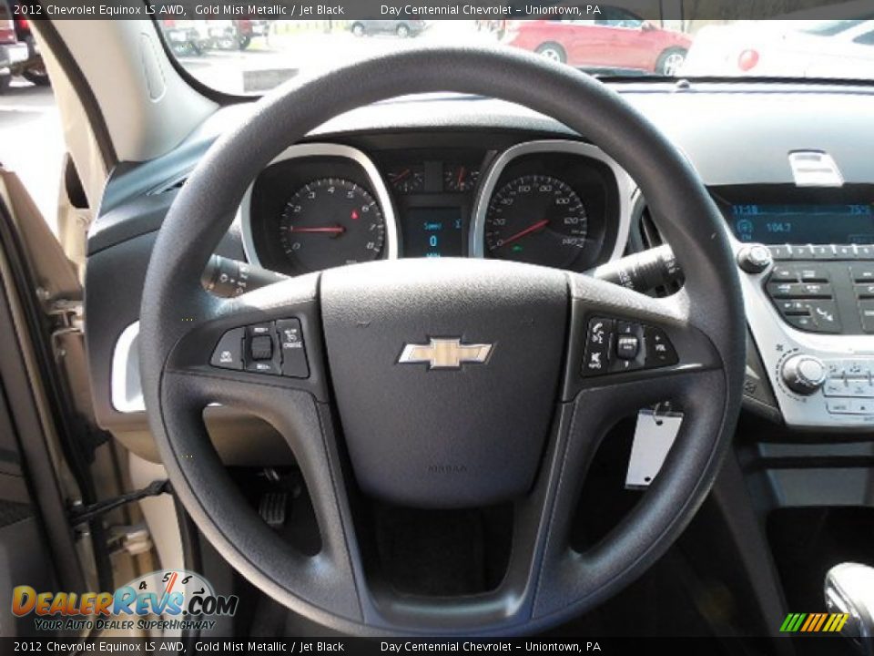 2012 Chevrolet Equinox LS AWD Gold Mist Metallic / Jet Black Photo #14