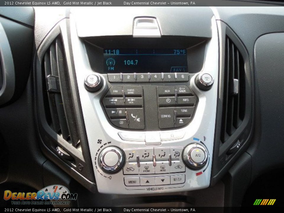 2012 Chevrolet Equinox LS AWD Gold Mist Metallic / Jet Black Photo #15