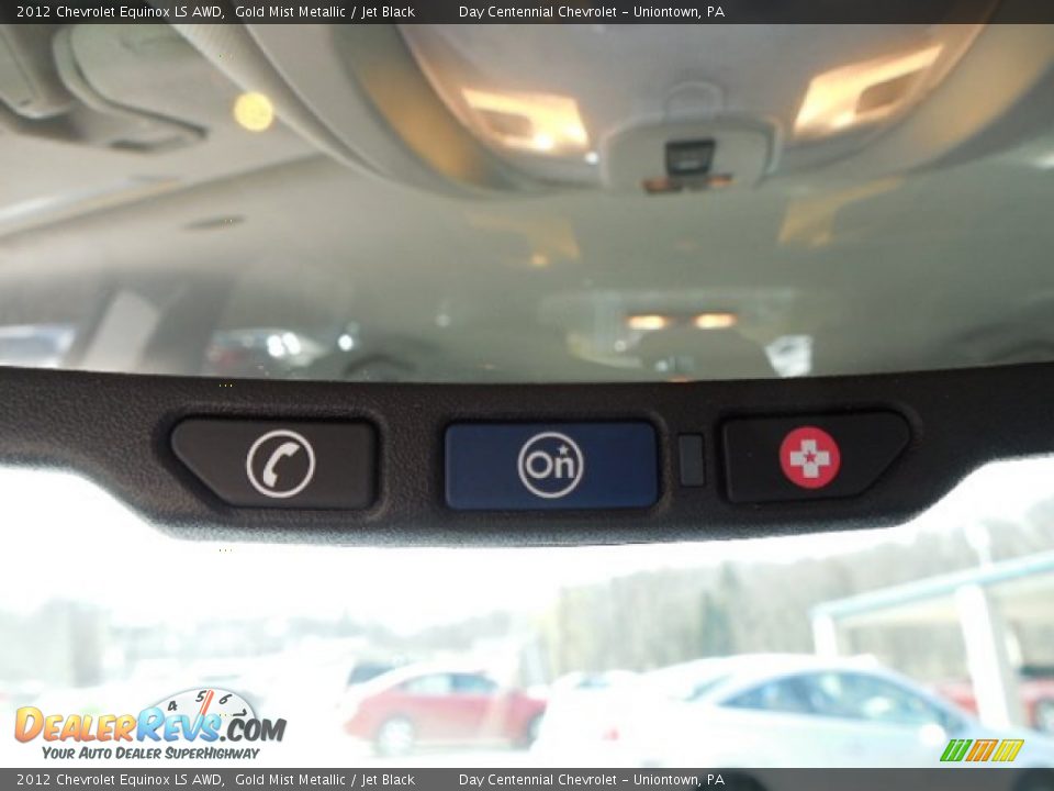 2012 Chevrolet Equinox LS AWD Gold Mist Metallic / Jet Black Photo #17