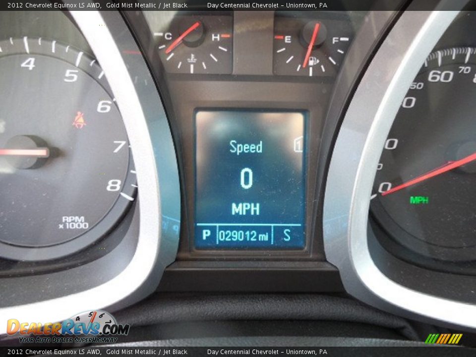 2012 Chevrolet Equinox LS AWD Gold Mist Metallic / Jet Black Photo #20