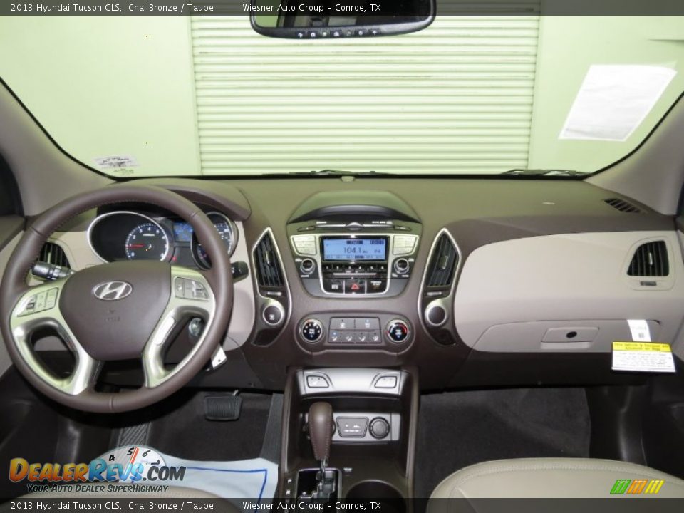 2013 Hyundai Tucson GLS Chai Bronze / Taupe Photo #3