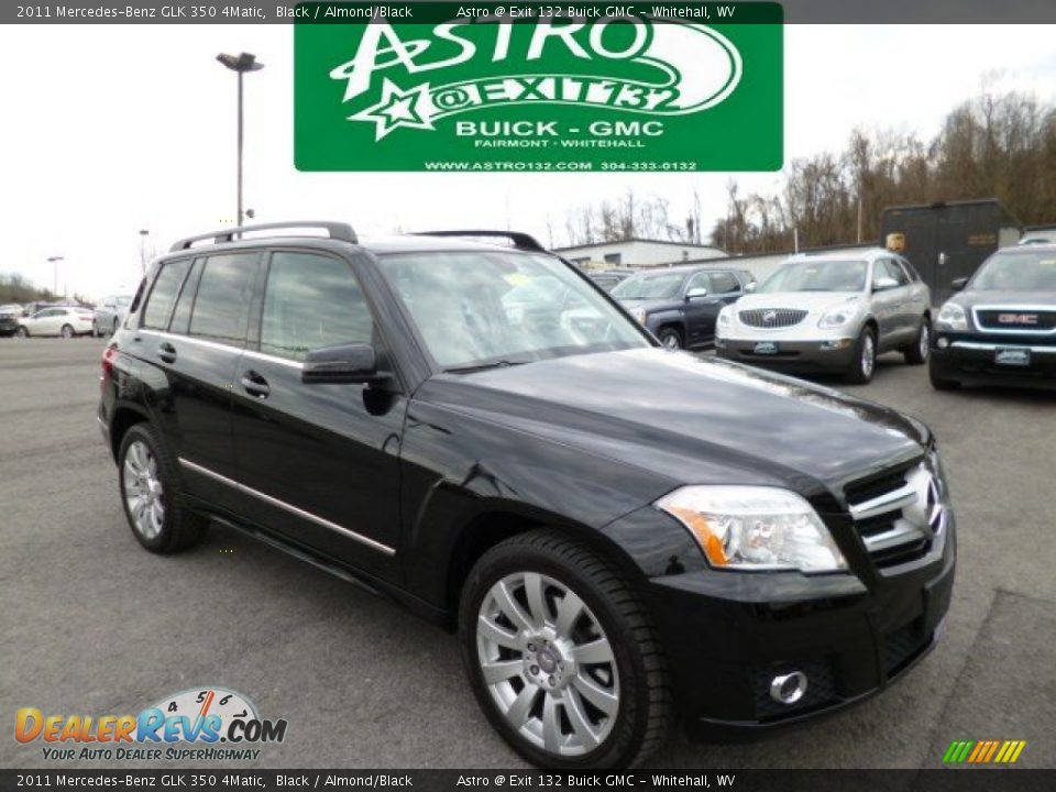 2011 Mercedes-Benz GLK 350 4Matic Black / Almond/Black Photo #1