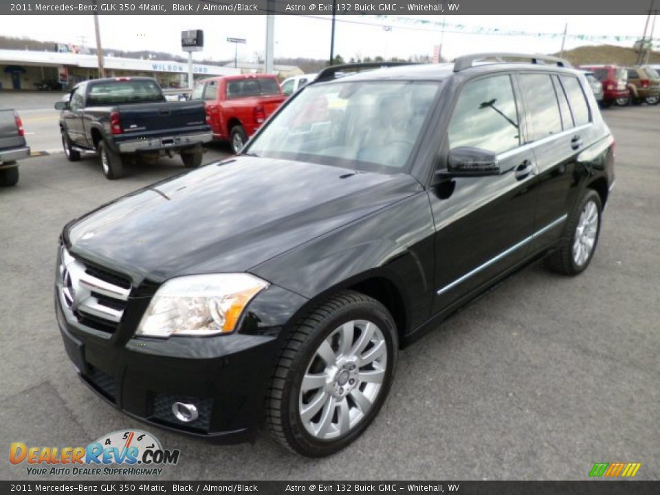2011 Mercedes-Benz GLK 350 4Matic Black / Almond/Black Photo #3