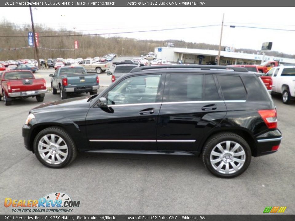 2011 Mercedes-Benz GLK 350 4Matic Black / Almond/Black Photo #4