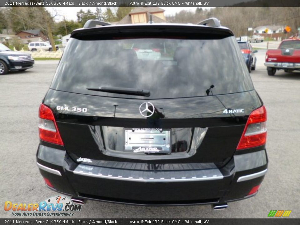 2011 Mercedes-Benz GLK 350 4Matic Black / Almond/Black Photo #6