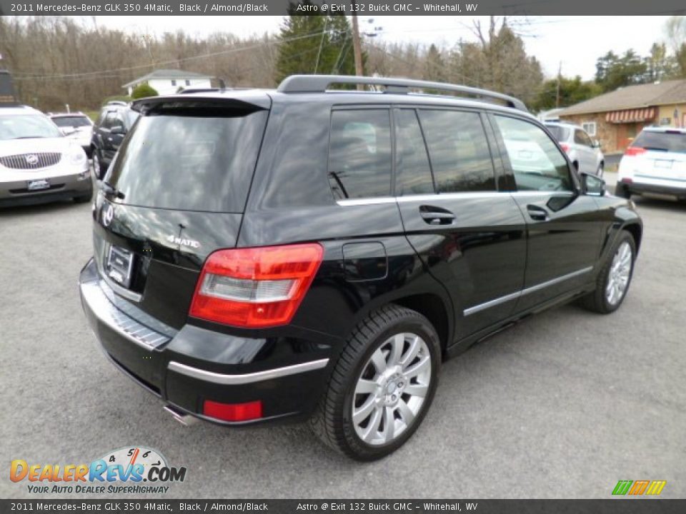 2011 Mercedes-Benz GLK 350 4Matic Black / Almond/Black Photo #7