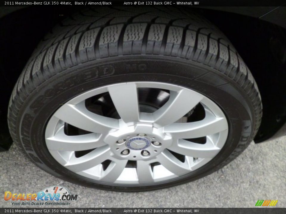 2011 Mercedes-Benz GLK 350 4Matic Black / Almond/Black Photo #9