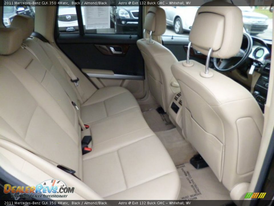 2011 Mercedes-Benz GLK 350 4Matic Black / Almond/Black Photo #12