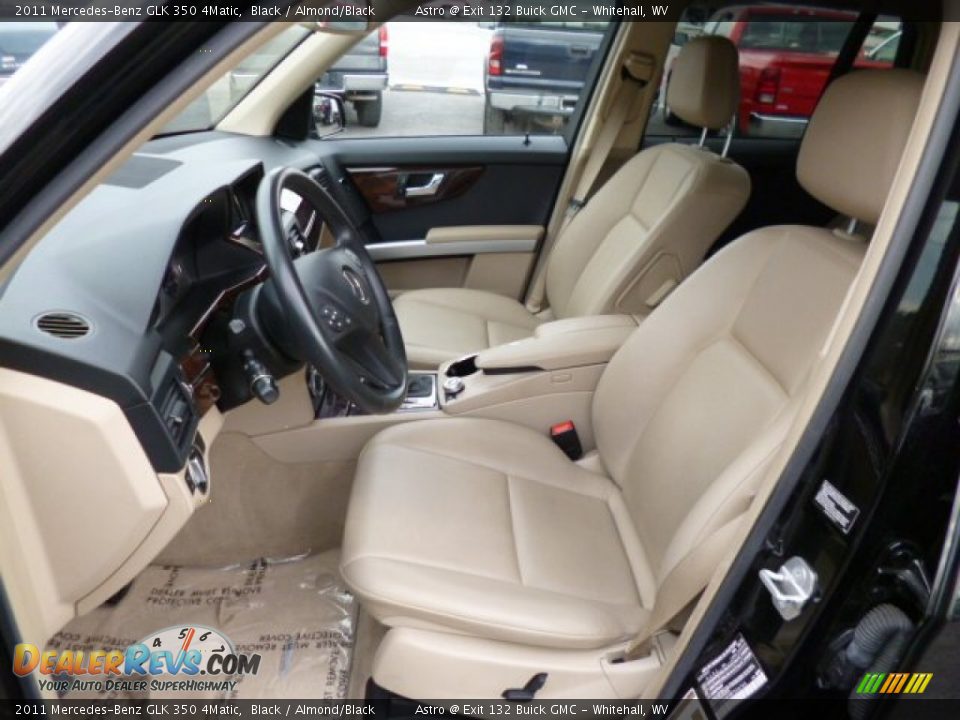 2011 Mercedes-Benz GLK 350 4Matic Black / Almond/Black Photo #16