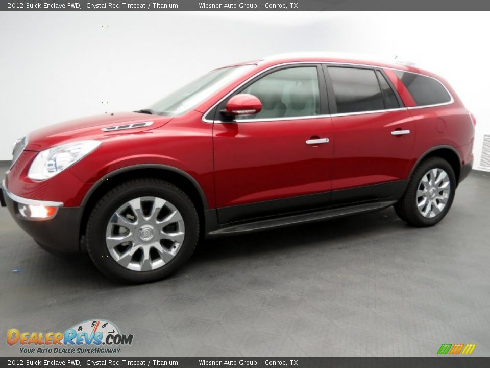 2012 Buick Enclave FWD Crystal Red Tintcoat / Titanium Photo #1