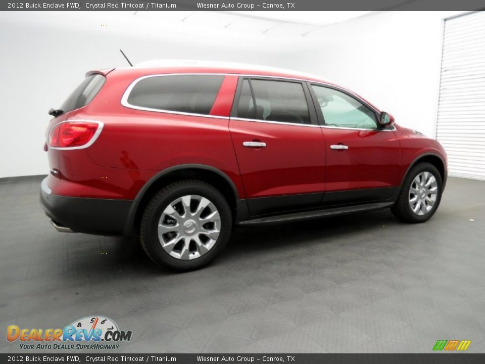 2012 Buick Enclave FWD Crystal Red Tintcoat / Titanium Photo #2