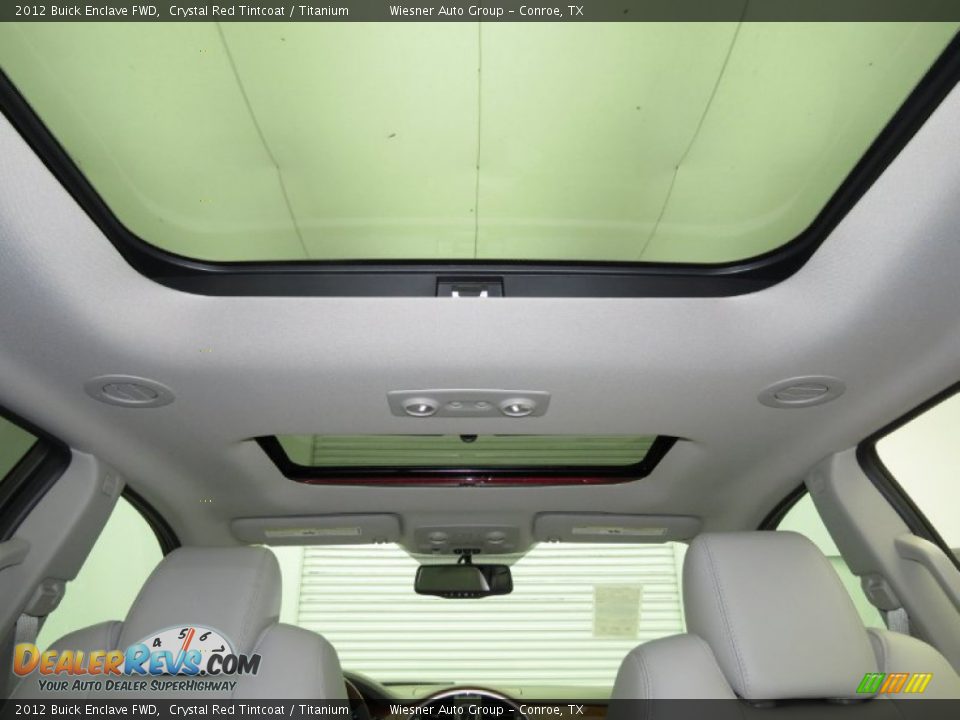 2012 Buick Enclave FWD Crystal Red Tintcoat / Titanium Photo #5